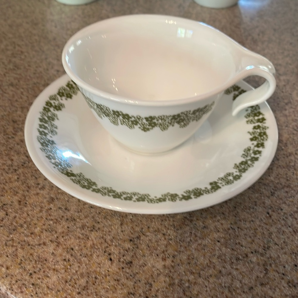Crazy Daisy Spring Blossom cups and saucers
